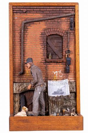 <br><b>Lot 338</b><br>Michael Garman (b. 1938) Mixed Media Sculpture
